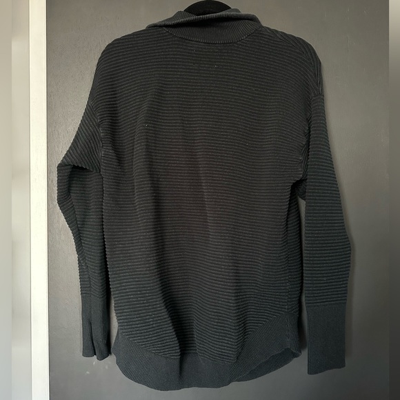 Aerie “Home Stretch” Oversized Quarter Zip Ribbed Sweater - Size Small - Picture 5 of 8